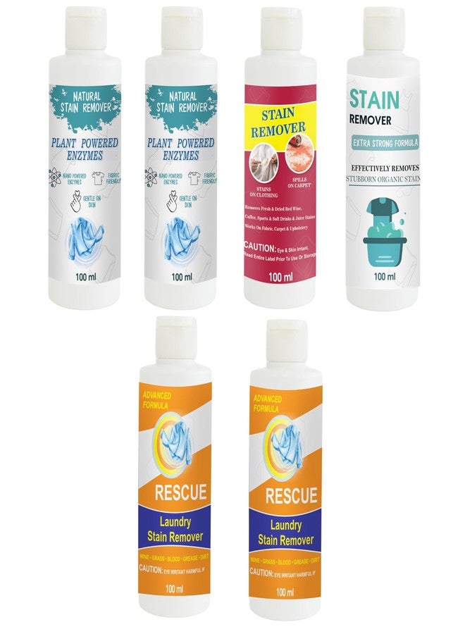 مجموعة مزيل بقع توفوس (عبوتان)، أحمر، دمية، برتقالي، ومزيل بقع برتقالي | محلول تنظيف متعدد الأسطح للملابس والأقمشة والمفروشات (100 غرام لكل عبوة) - Image 1